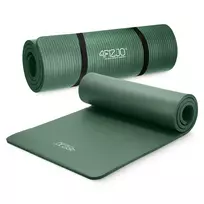 4FIZJO fitneso ir jogos kilimėlis NBR 180x60x1 cm, šalavijų žalias