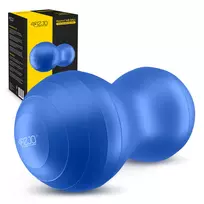 Gimnastikos kamuolys 4FIZJO Peanut Air Ball 45 x 90 cm, mėlynas