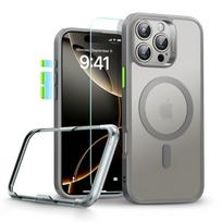 ESR Classic Pro Set HaloLock MagSafe dėklas ir stiklas iPhone 16 Pro Max, pilkas
