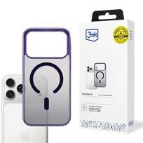 Apsauginis dėklas 3mk Frosty MagCase skirtas iPhone 17 Pro Max, violetinis