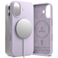 Ringke iPhone 17 dėklas Silicone Magnetic MagSafe, violetinis