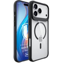 Telefono dėklas 3mk Satin Armor MagCase skirtas iPhone 17 Pro Max, Transparent Black