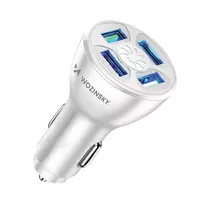 Wozinsky WCCAW automobilinis įkroviklis 4x USB-A, 50W, QC 3.0, baltas