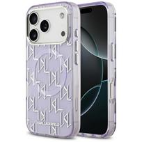 Karl Lagerfeld IML KL Monogram MagSafe dėklas iPhone 17 Pro Max, violetinis