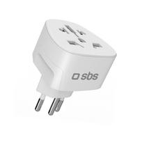 SBS universalus kelioninis adapteris Šveicarijai (J tipas), baltas