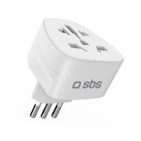SBS Universal IT kelioninis adapteris, baltas