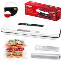 Webber 05V168B vakuuminis maisto pakavimo aparatas, 110W, baltas
