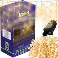 Izoxis LED varveklių girlianda 300 LED 15 m IP44, šiltai balta