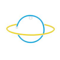 LED neoninė lempa Forever Light SATURN USB arba 3xAA, geltona ir mėlyna