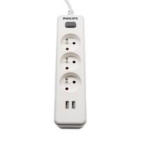 Ilgintuvas Philips SPN3032WA/60, 3 lizdai + 2 USB, 2m, baltas