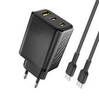 Dudao A29C 65W GaN įkroviklis su USB-C laidu - Juodas