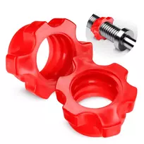 Plastikiniai grifo užraktai 4FIZJO 25 mm, 2 vnt., raudoni