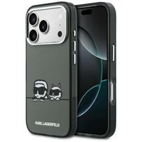 Karl Lagerfeld IML Karl & Choupette MagSafe dėklas iPhone 17 Pro, juodas