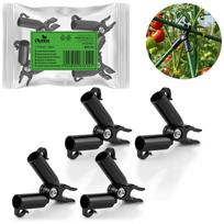 Plonos A tipo jungtys augalų kuoliukams 11 mm Pl-941, 4 vnt., juodos