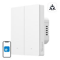 Išmanusis sieninis jungiklis SONOFF M5-2C-80W, 2 kanalų, Matter WiFi