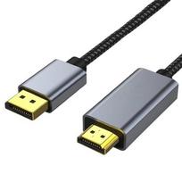 DisplayPort 1.4 - HDMI 2.1 laidas 8K 60Hz, 3m, pilkas