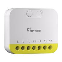 Išmanusis 2 kanalų ZigBee jungiklis Sonoff MINI-ZB2GS-L, be nulinio laido