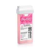 Depilflax 100 kasetinis depiliacinis vaškas jautriai odai, 110 g, Creamy Pink