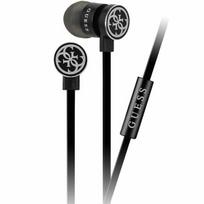 Guess GUEPWIBK laidinės ausinės su 3,5 mm jungtimi, juodos / sidabrinės