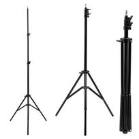 Maclean MC-163 trikojis stovas 12" žiedinei lempai, juodas