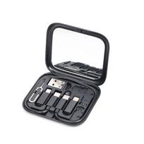 Setty 11-in-1 kelioninis adapterių rinkinys AD-S11-01, juodas