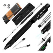 Daugiafunkcis rašiklis-multitool 9in1 Bigstren, juodas