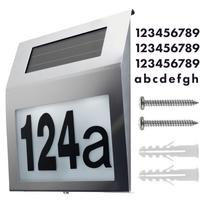 Maclean MCE172 LED saulės lempa su namo numeriu