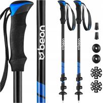 Beon Smart Blue teleskopinės žygio lazdos, 61–135 cm, 2 vnt.