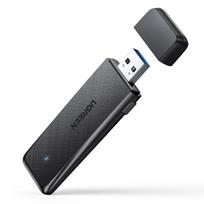 Ugreen išorinis belaidžio tinklo adapteris USB, 2.4/5 GHz, juodas