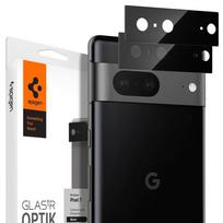 Google Pixel 7 Spigen kameros apsauginis stiklas (2 vnt.), juodas