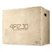 4FIZJO medinė pliometrinė dėžė Jump Box 40 x 60 x 50 cm