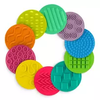 4FIZJO sensoriniai diskai vaikams 25 cm, 10 vnt. rinkinys