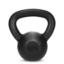 Ketinis giros svarmuo 4FIZJO 8 kg, juodas
