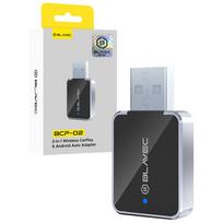 Blavec BCP-02 belaidis CarPlay ir Android Auto USB adapteris, juodas