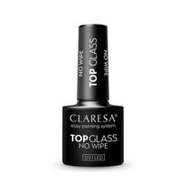 Claresa Top Glass No Wipe viršutinis nagų lako sluoksnis, 5g