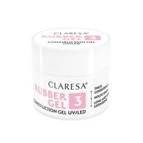 Claresa Rubber Gel nagų priauginimo gelis, atspalvis 3, 12 g
