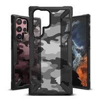 Ringke Fusion X dėklas Samsung Galaxy S22 Ultra 5G, Camo Black