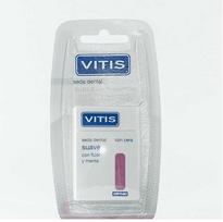 Vitis vaškuotas dantų siūlas su fuoridu ir mėtomis 50mt