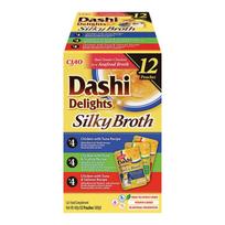Ciao Dashi Delights šilkinis vištienos sultinys su tunu ir šukutėmis, lašiša, 12 vnt.