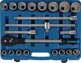 Bgs Technic Galvučių komplektas 12 kampų | 20 mm (3/4") | 21 vnt. (1223)