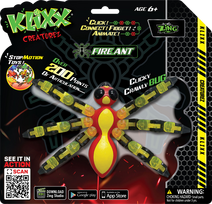ZING KLIXX CREATUREZ skruzdėlė su besilankstančiom kojom,  KX120