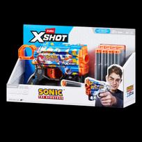 XSHOT žaislinis šautuvas Sonic The Hedgehog 8vnt., asort., 36679