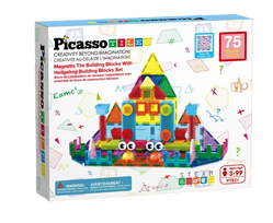 PICASSO TILES Magnetinis konstruktorius Building blocks set 75 det., PTE21