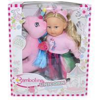 BAMBOLINA lėlė su pliušiniu vienaragiu Unicorn Dreams, 35cm, BD1260