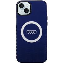Audi IML Big Logo MagSafe dėklas iPhone 15 Plus / 14 Plus, mėlynas