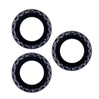 TFO kameros apsauginių stiklų rinkinys Apple iPhone 12 Pro, black rhombus (3 vnt.)