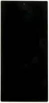 LCD ekranas + jutiklinis blokas + priekinis dangtelis „Samsung S918 Galaxy S23 Ultra Kreminis“ (pakeitimų paketas)