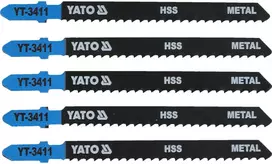 Yato Toya Sa Poland Pjūkliukai siaurapjūkliui 5vnt, 6TPI / 4mm (metalui, aliuminiui) (YT-3411)