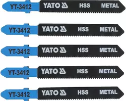 Toya Sa Poland Pjūkliukai siaurapjūkliui 5vnt, 21 TPI / 1.2mm (metalui) (YT-3412)