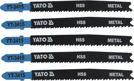 Toya Sa Poland Pjūkliukai siaurapjūkliui 5vnt, 24~10TPI / 1.2 ~2.6mm (metalui, aliuminiui) (YT-3415)
